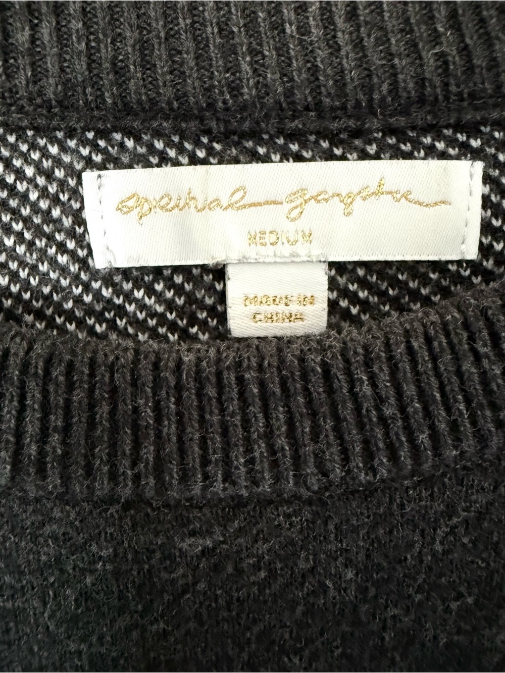 Spiritual Gangster Choose Happiness Cotton Cashmere Blend Sweater Medium - Picture 4 of 5